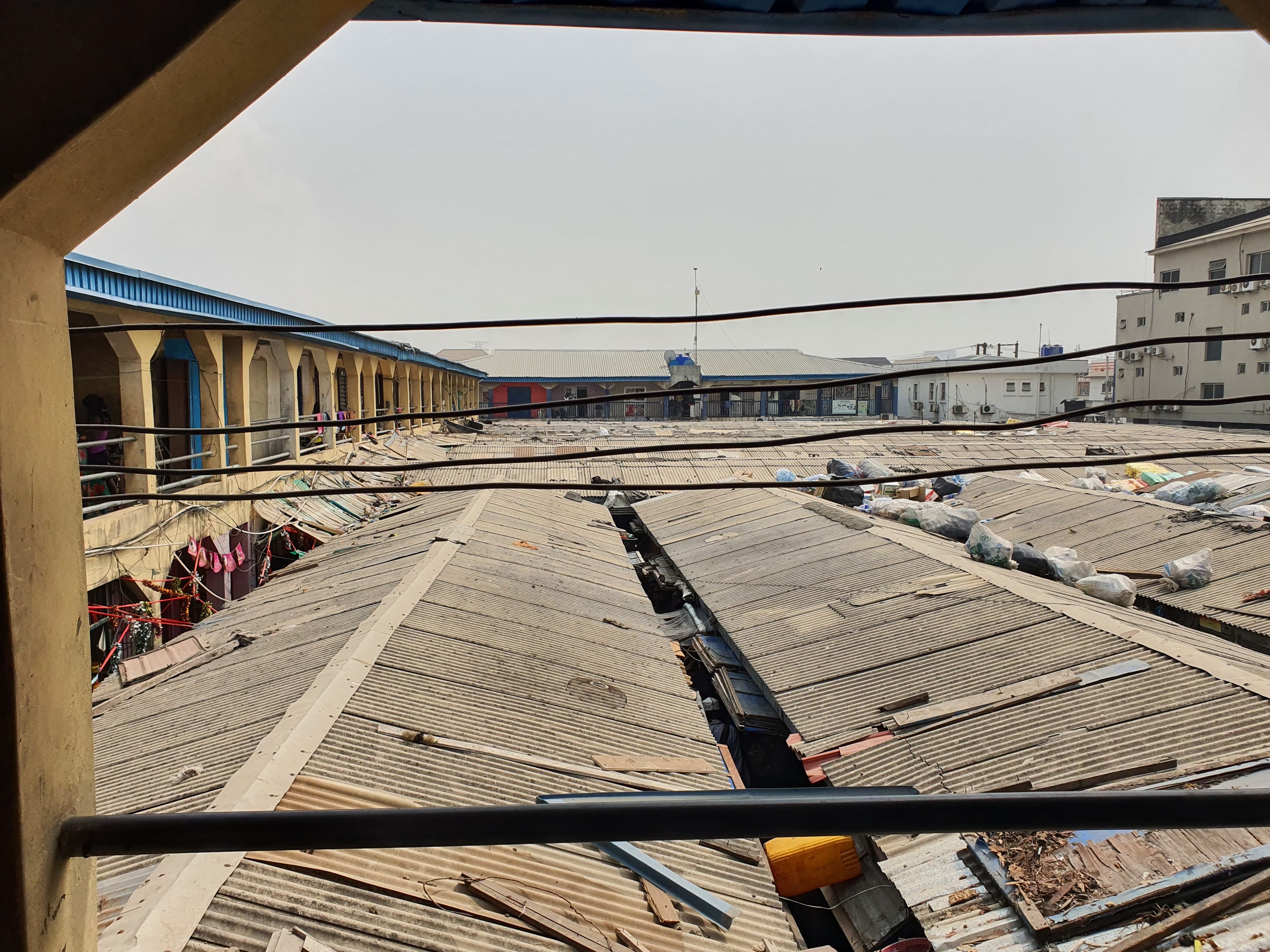 A view of a market in Lagos, Nigeria