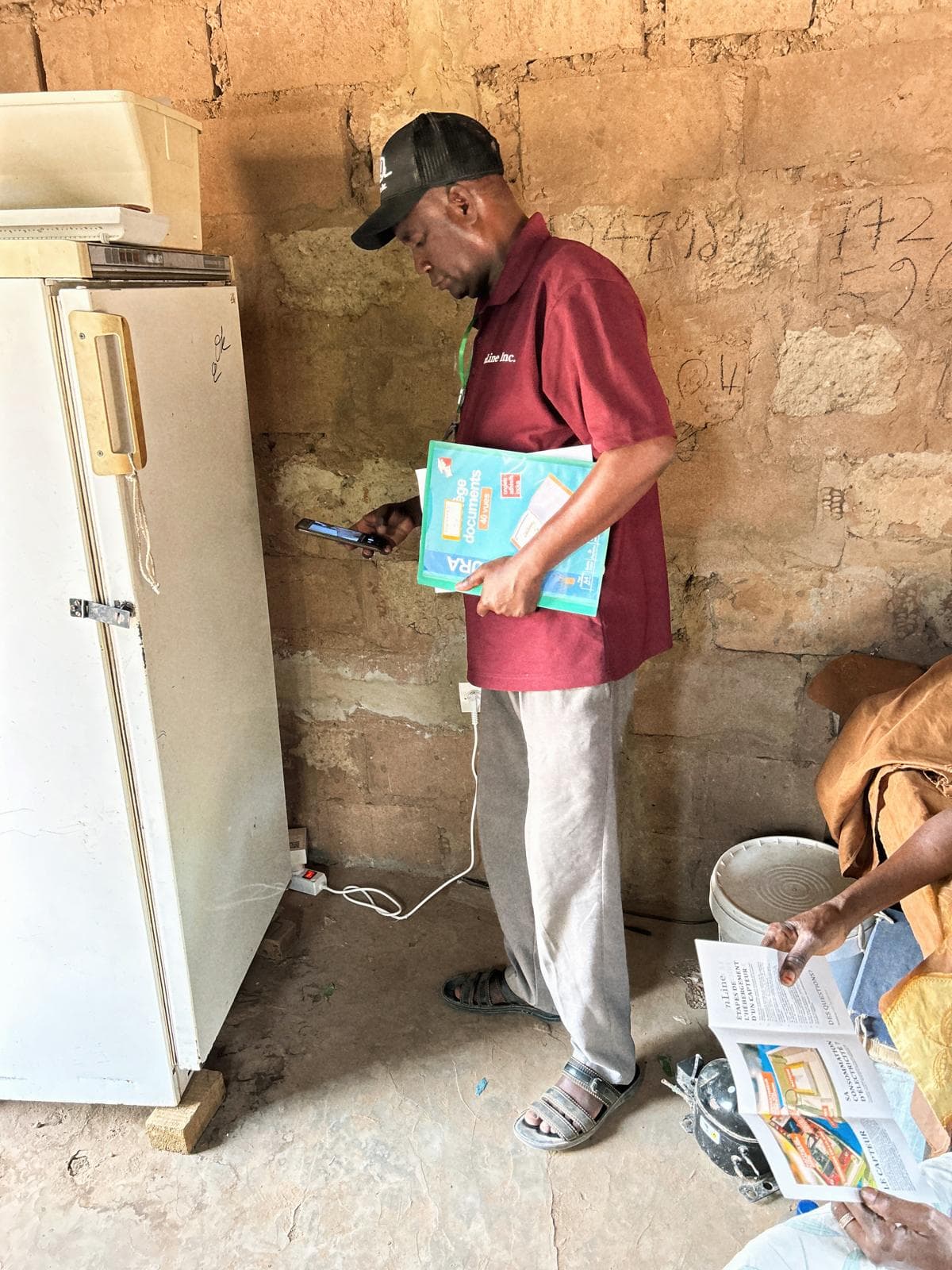 Field team conducting surveys in Senegal